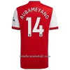 Camiseta de fútbol Arsenal Pierre-Emerick Aubameyang 14 Primera Equipación 2021/22 - Hombre